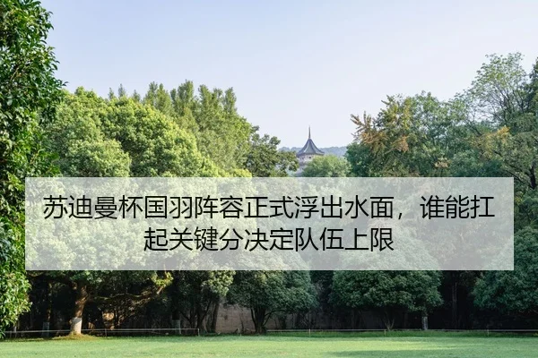 苏迪曼杯国羽阵容正式浮出水面，谁能扛起关键分决定队伍上限